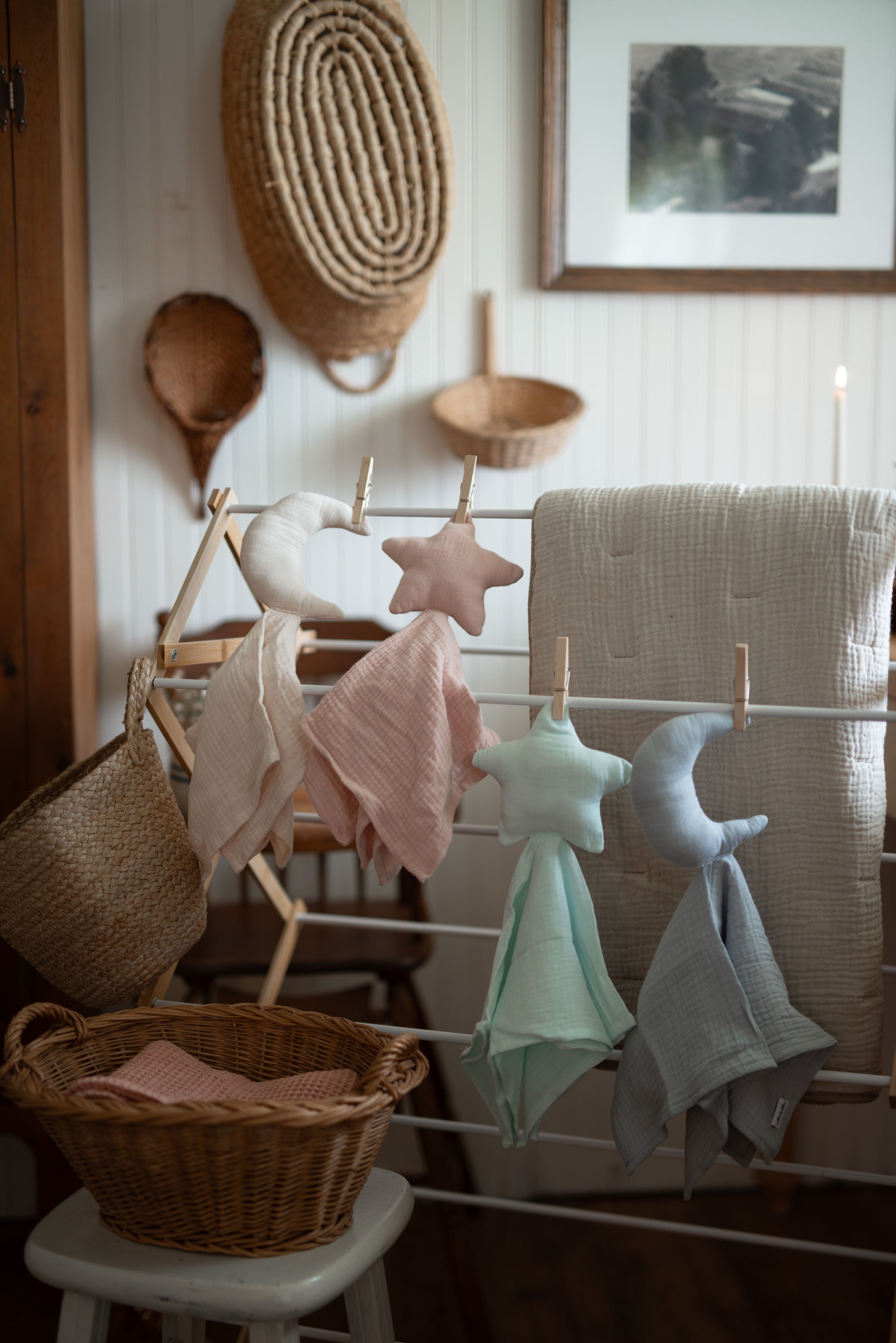 Secure Dreams: Introducing Our Premium Star and Moon Shaped Security Blankets