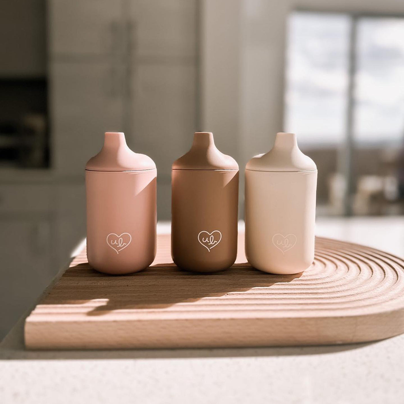 Sippy Cup Set of 3 (Pink)