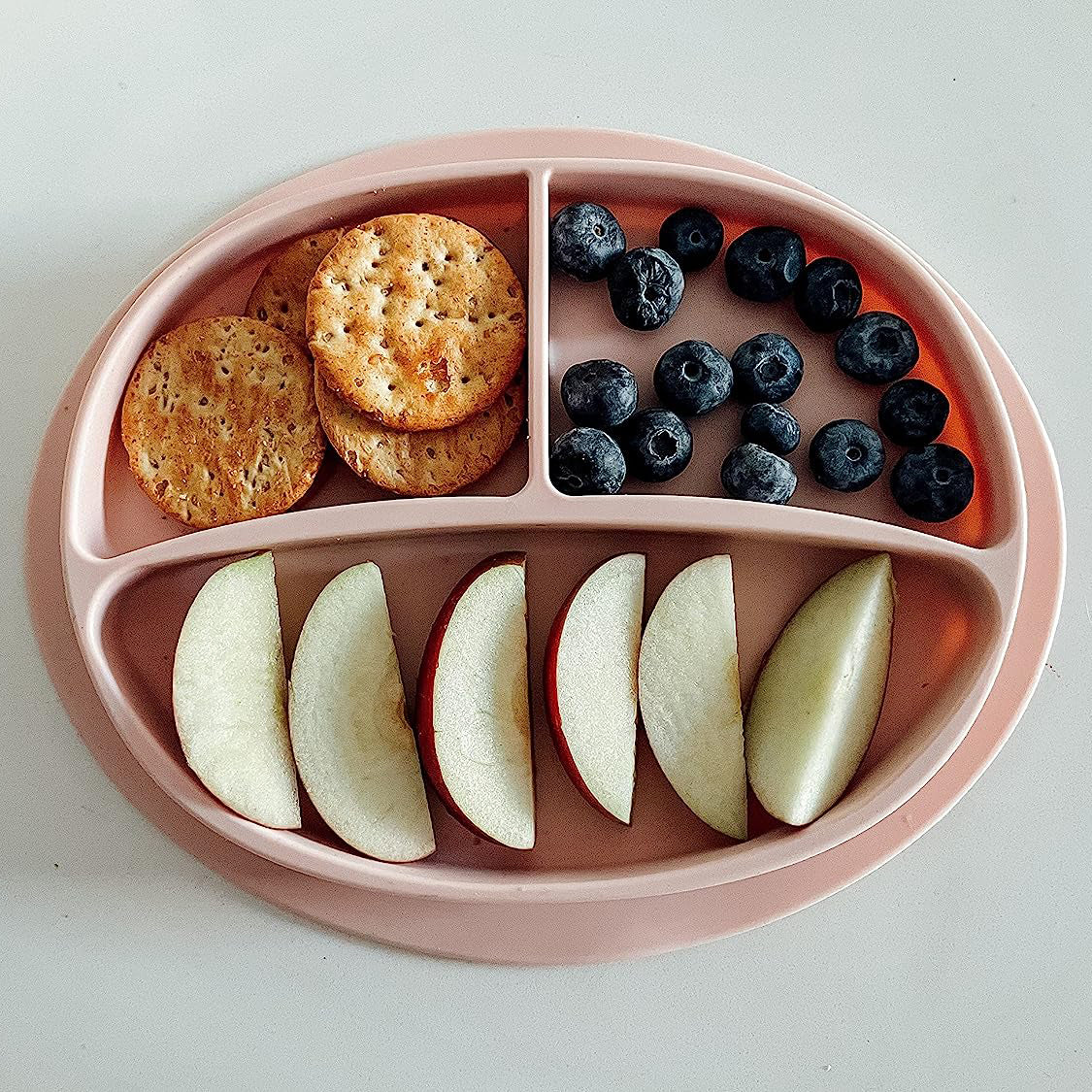 Baby Plate and Lidded Bowl Set (Blue)