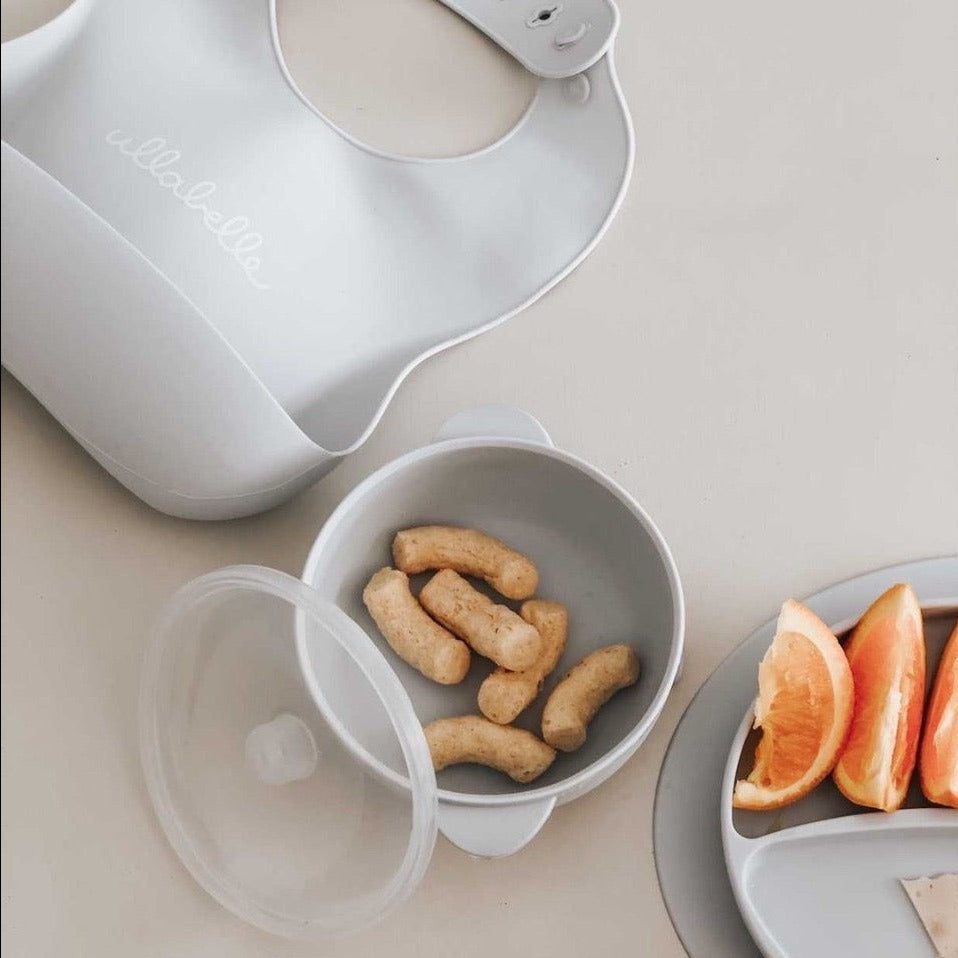 7-Piece Baby Feeding Set (Grey)
