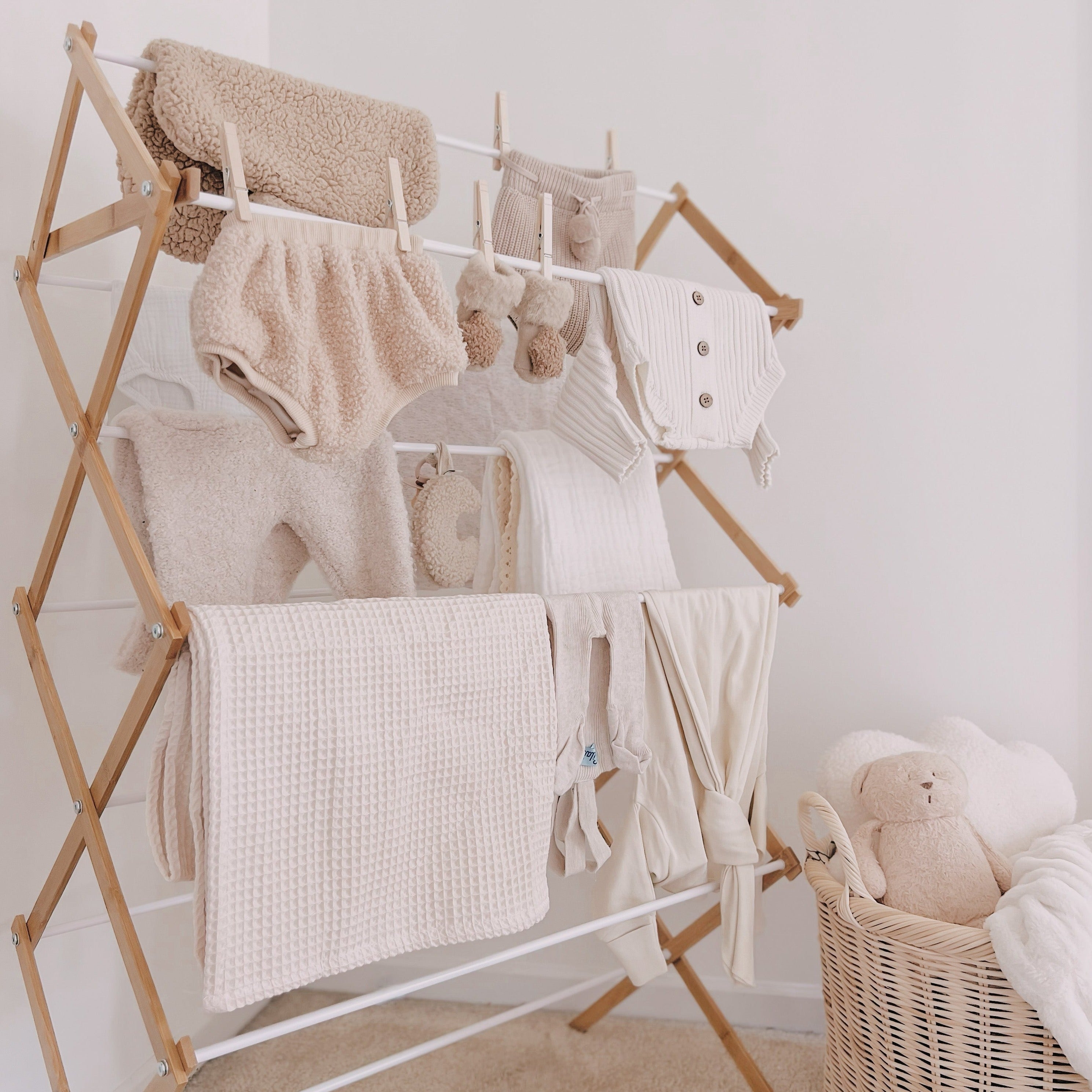 Waffle Baby Blanket (Cream)