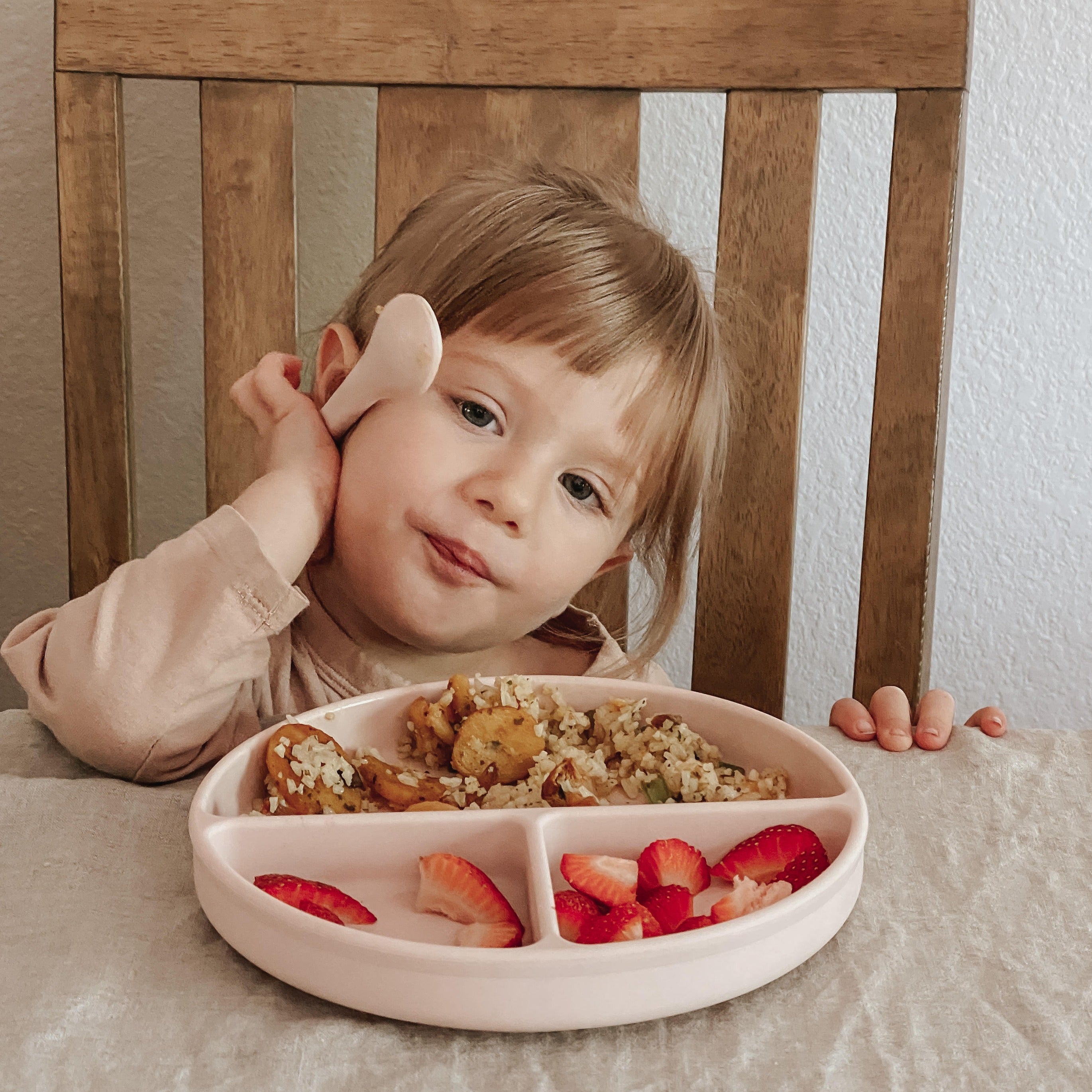 Baby Plate and Bowl Set (Lilac)