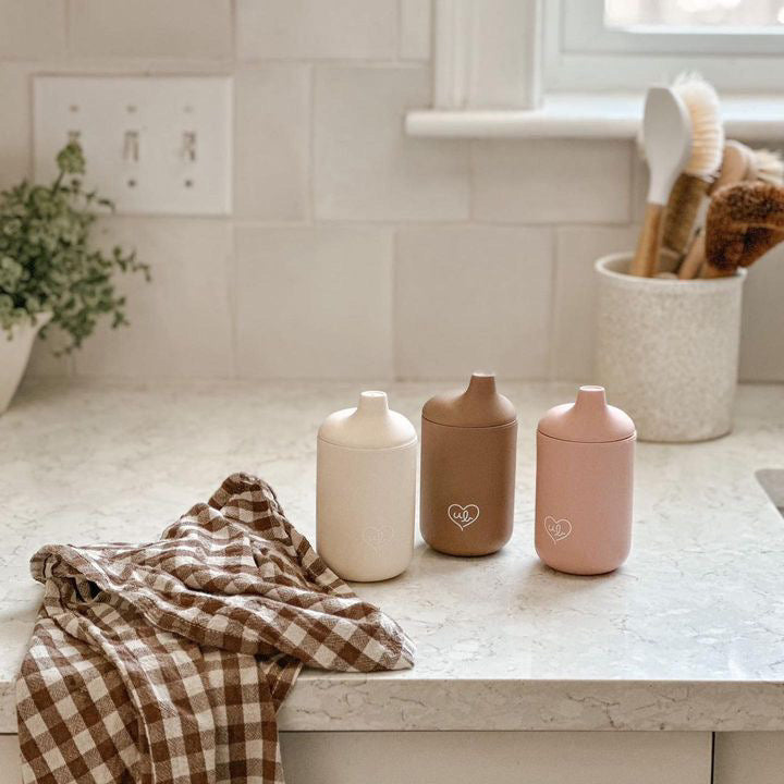 Sippy Cup Set of 3 (Beige)