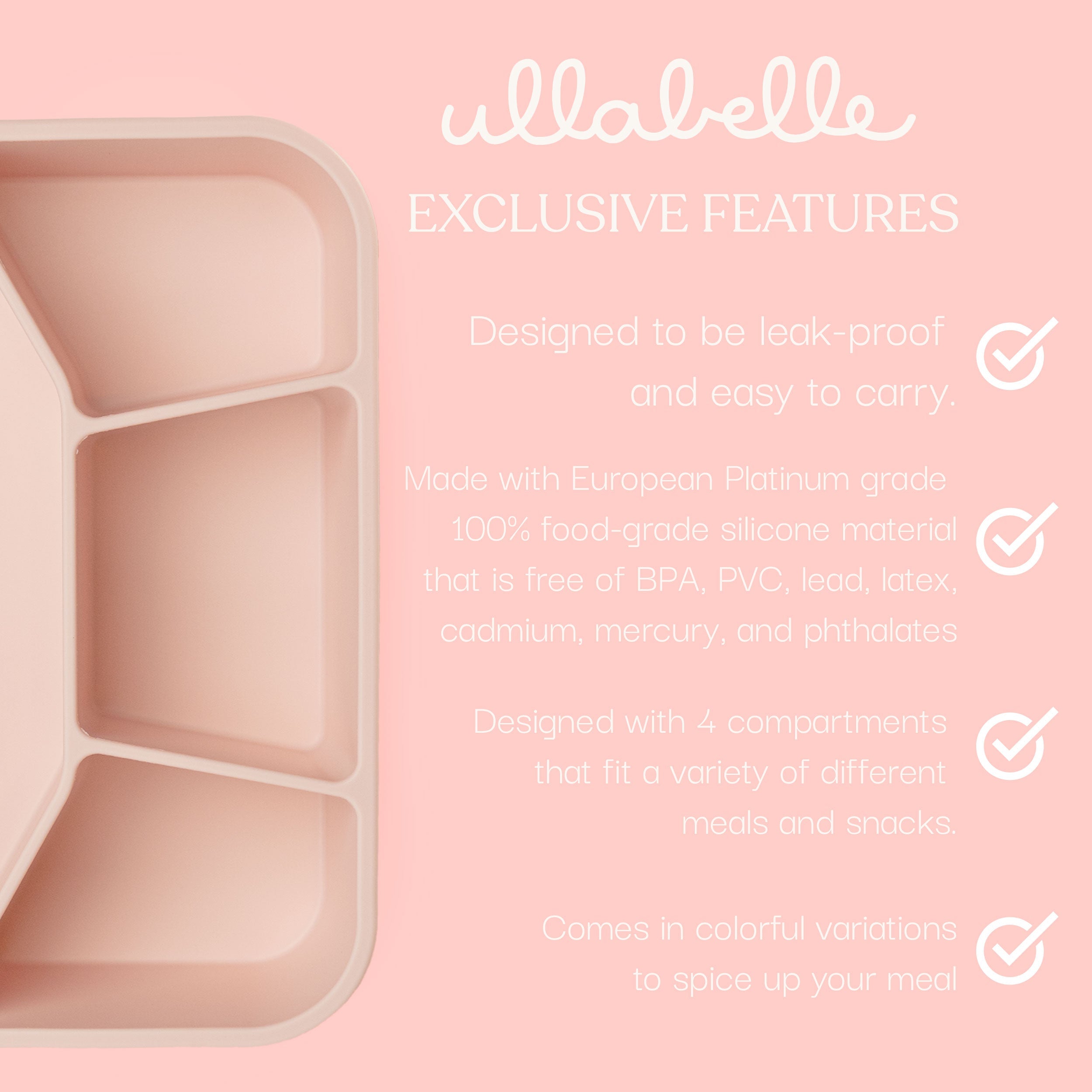 Silicone Lunchbox (Periwinkle)