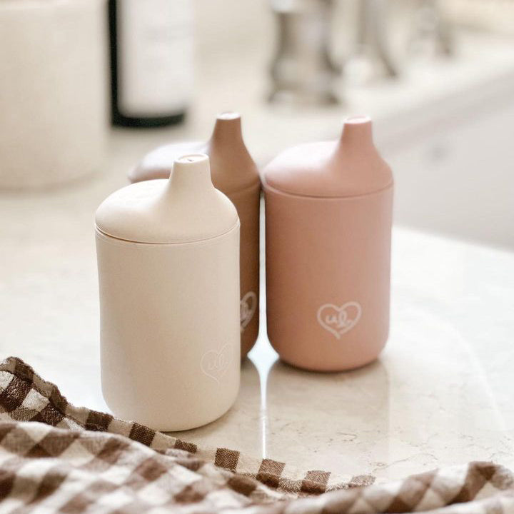 Sippy Cup Set of 3 (Beige)
