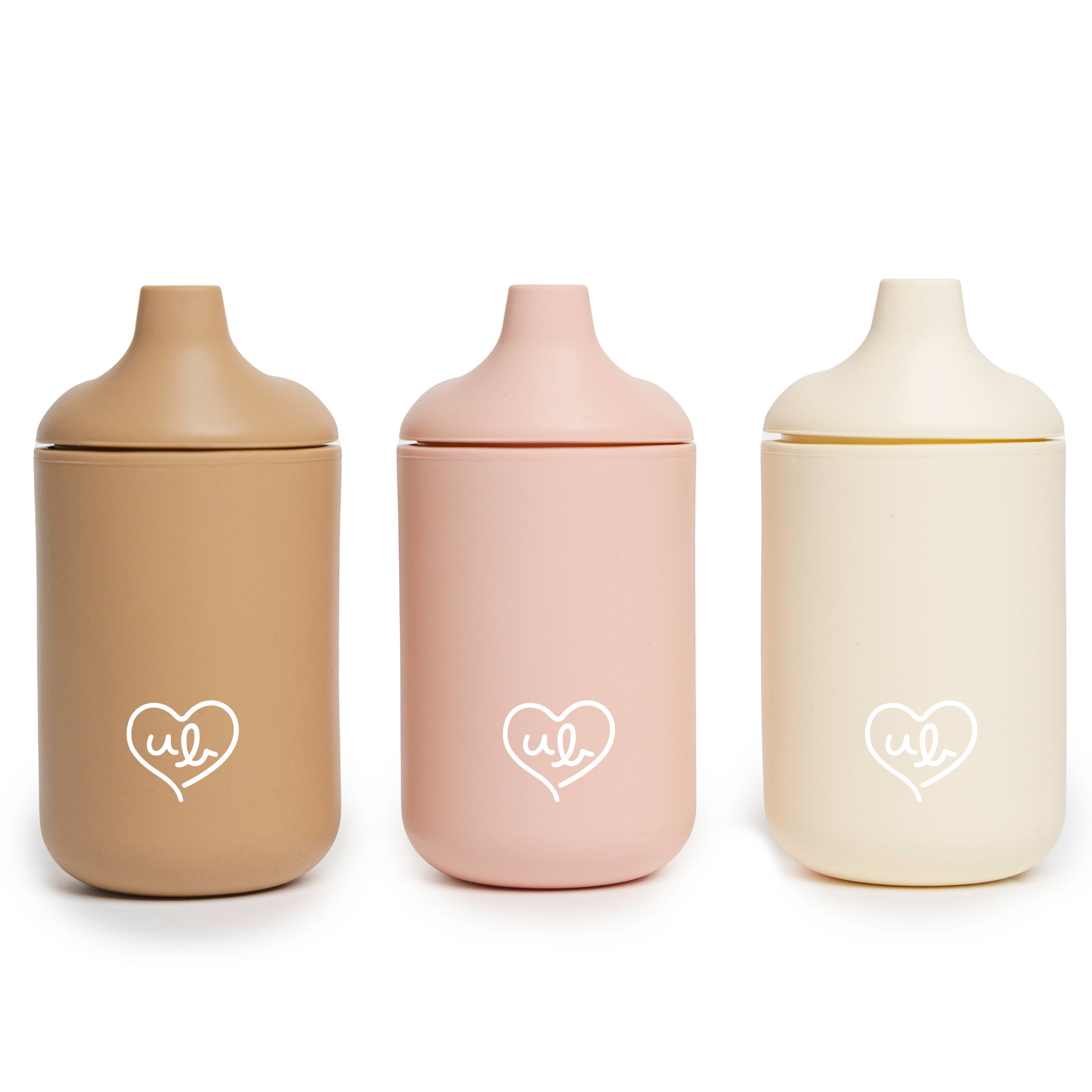 Sippy Cup Set of 3 (Beige)